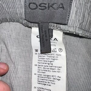 OSKA Straight Cut Elastic Waistband Pants